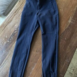 Navy High Waisted Business Pants